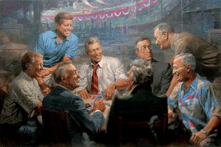 أندي توماس - الرؤساء الجمهوريين يلعبون البوكر ...